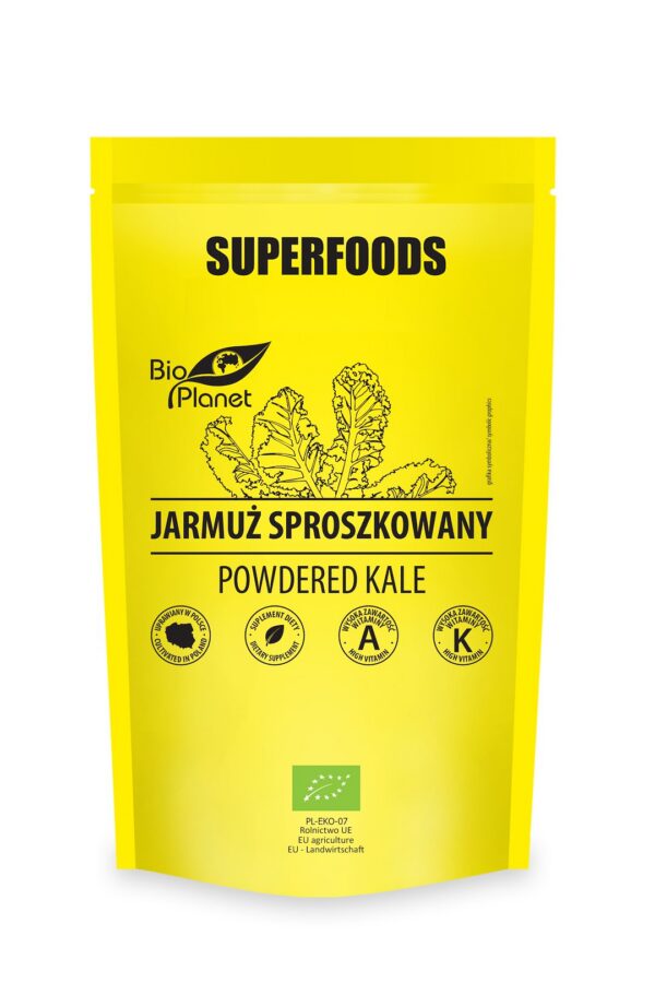 Jarmuż sproszkowany BIO 125 g — Bio Planet