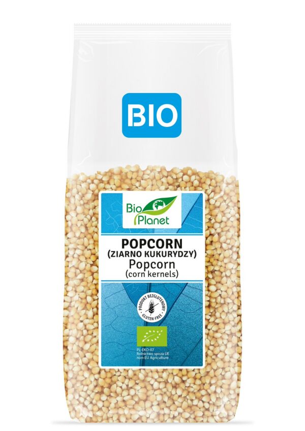 Popcorn (ziarno kukurydzy) bezglutenowy BIO 1 kg — Bio Planet