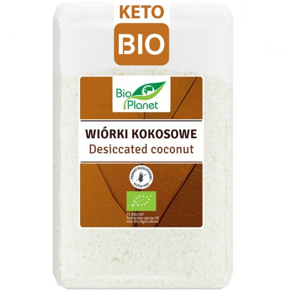 Wiórki kokosowe bezglutenowe BIO 1 kg — Bio Planet