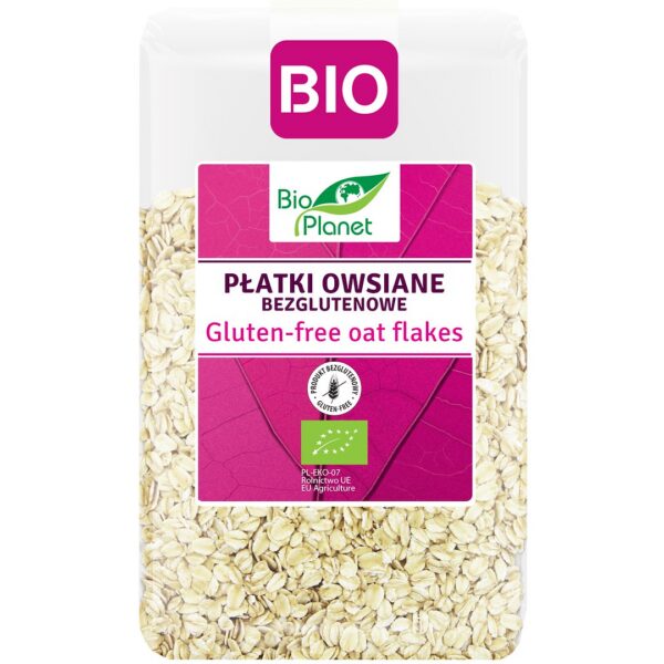 Płatki owsiane bezglutenowe BIO 1 kg — Bio Planet