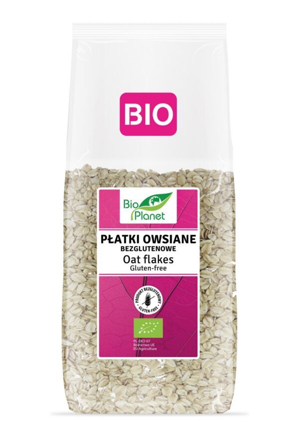 Płatki owsiane bezglutenowe BIO 600 g — Bio Planet