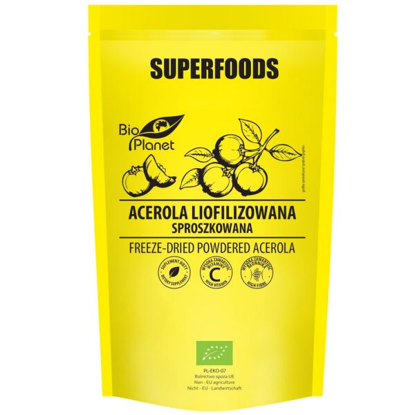 Acerola liofilizowana sproszkowana BIO 100 g — Bio Planet