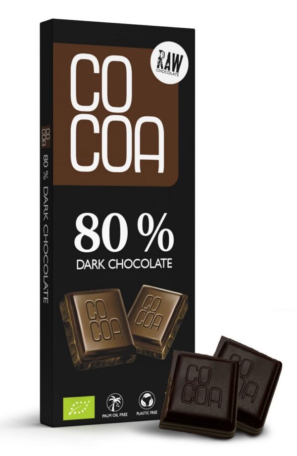 Czekolada ciemna 80 % BIO 40 g — Cocoa