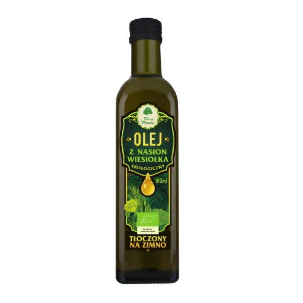 Olej z wiesiołka tłoczony na zimno BIO 100 ml — Dary Natury