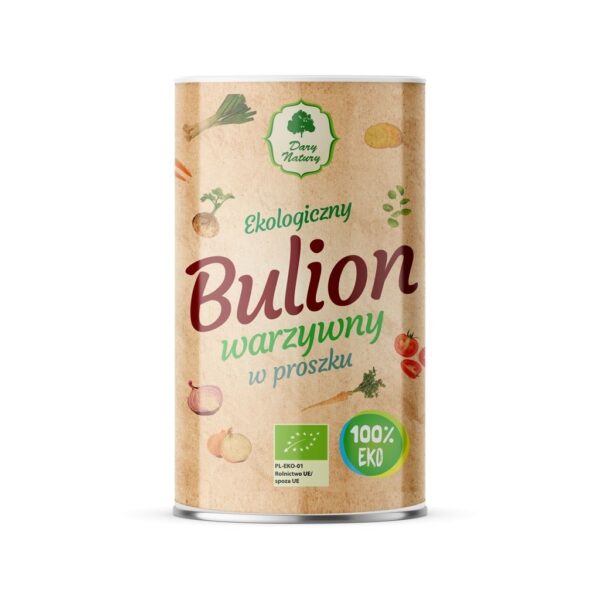 Bulion warzywny w proszku BIO 200 g — Dary Natury