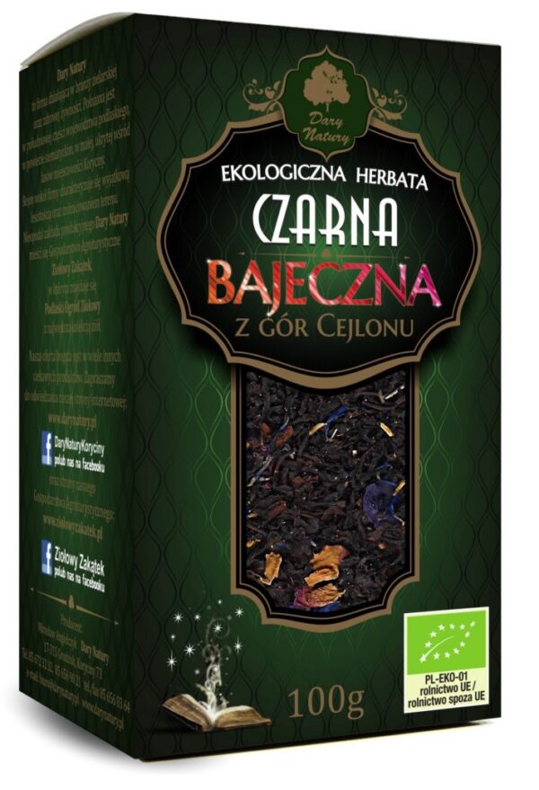 Herbata czarna liściasta Bajeczna BIO 100 g — Dary Natury