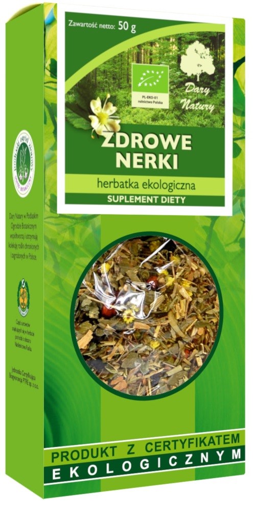Herbatka ziołowa z macierzanką, jarzębiną, bzem czarnym i brzozą BIO 50 g — Dary Natury