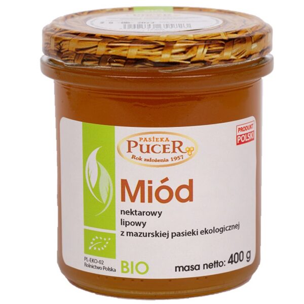 Miód lipowy BIO 400 g — Pasieka Pucer