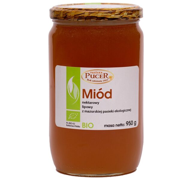 Miód lipowy BIO 950 g — Pasieka Pucer