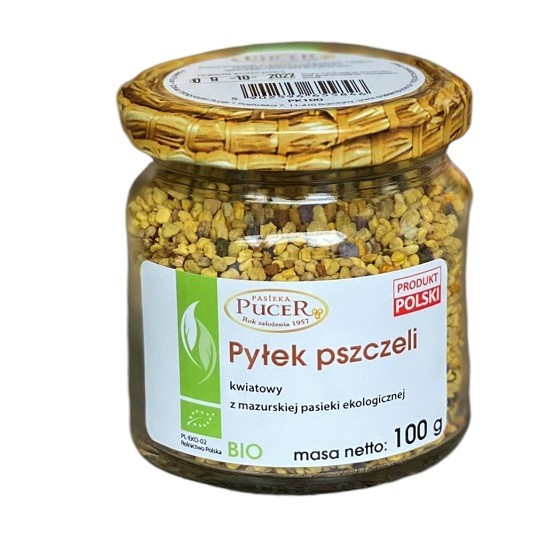 Pyłek kwiatowy (pszczeli) BIO 100 g — Pasieka Pucer
