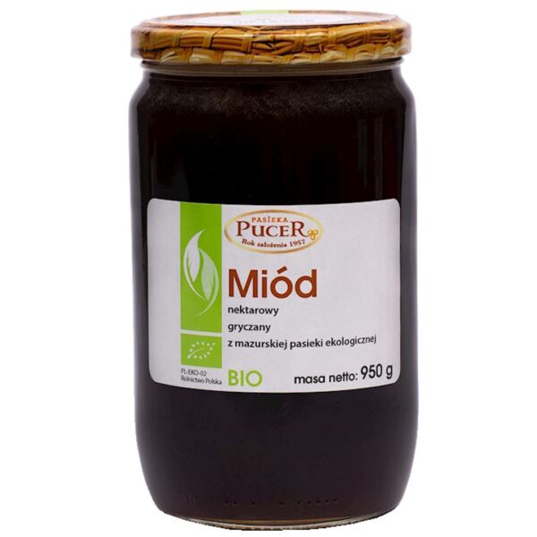 Miód gryczany BIO 950 g — Pasieka Pucer