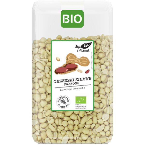 Orzeszki ziemne prażone bez soli BIO 1 kg — Bio Planet