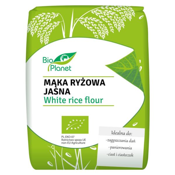 Mąka ryżowa jasna BIO 1 kg — Bio Planet