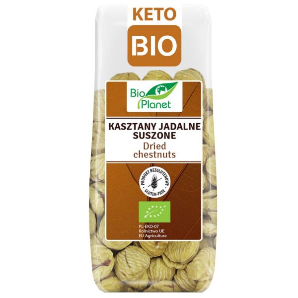 Kasztany jadalne suszone bezglutenowe BIO 200 g — Bio Planet