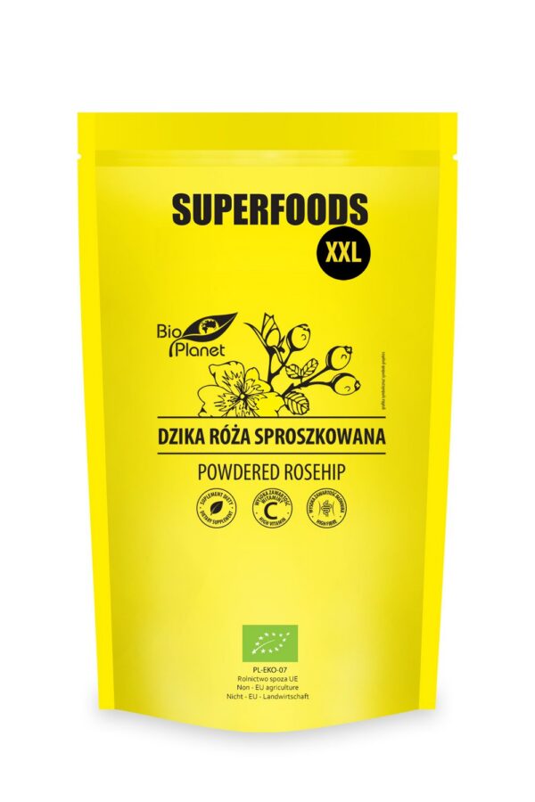 Dzika róża sproszkowana BIO 500 g — Bio Planet