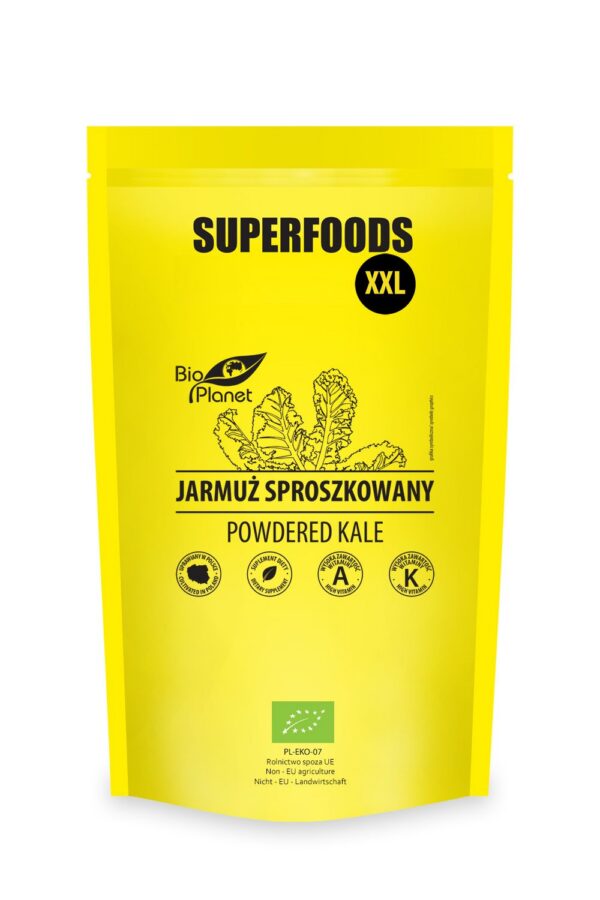 Jarmuż sproszkowany BIO 400 g — Bio Planet