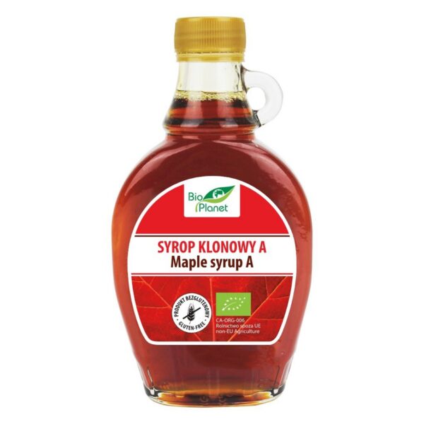 Syrop klonowy a bezglutenowy BIO 330 g (250 ml) — Bio Planet