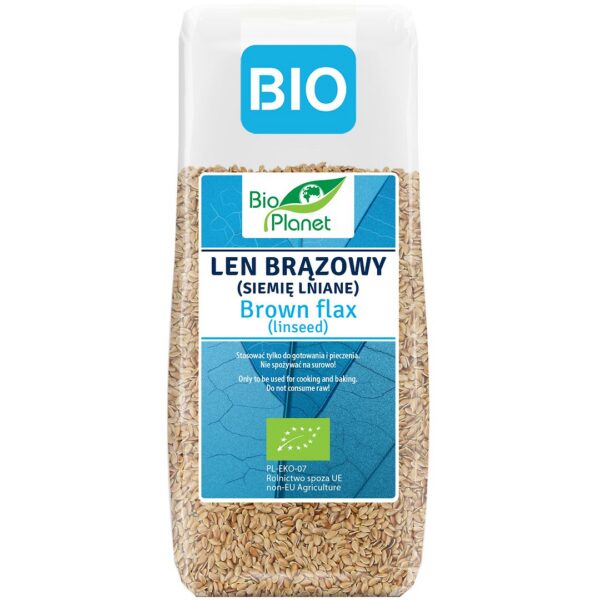 Len brązowy (siemię lniane) BIO 200 g — Bio Planet