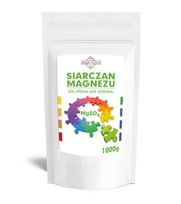Sól gorzka Epsom (kąpielowa) 1 kg — Soul Farm