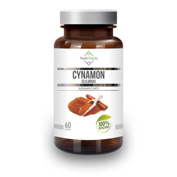 Cynamon cejloński ekstrakt (400 mg) 60 kapsułek — Soul Farm