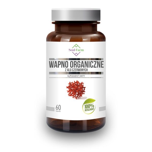 Wapń organiczny (800 mg) 60 kapsułek — Soul Farm