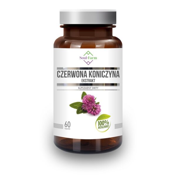 Czerwona koniczyna ekstrakt (300 mg) 60 kapsułek — Soul Farm