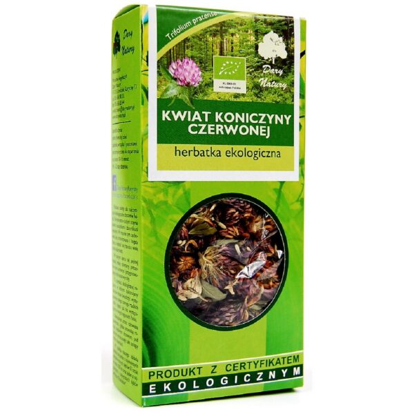 Herbatka kwiat koniczyny czerwonej BIO 25 g — Dary Natury