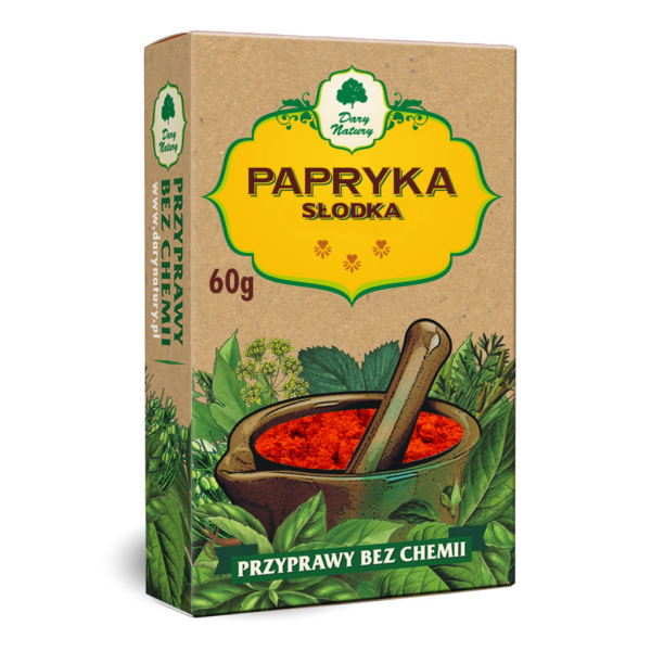 Papryka słodka mielona 60 g — Dary Natury