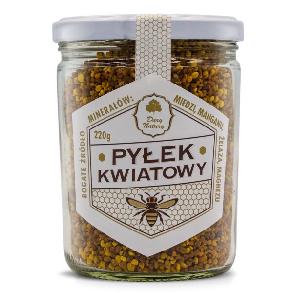 Pyłek kwiatowy (pszczeli) 220 g — Dary Natury