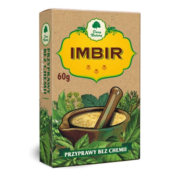 Imbir mielony 60 g — Dary Natury