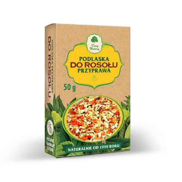 Przyprawa do rosołu bezglutenowa (podlaska) 50 g — Dary Natury