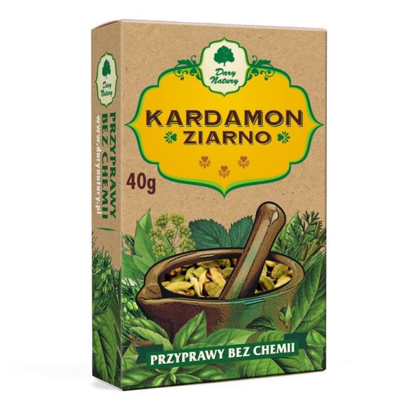 Kardamon ziarno 40 g — Dary Natury