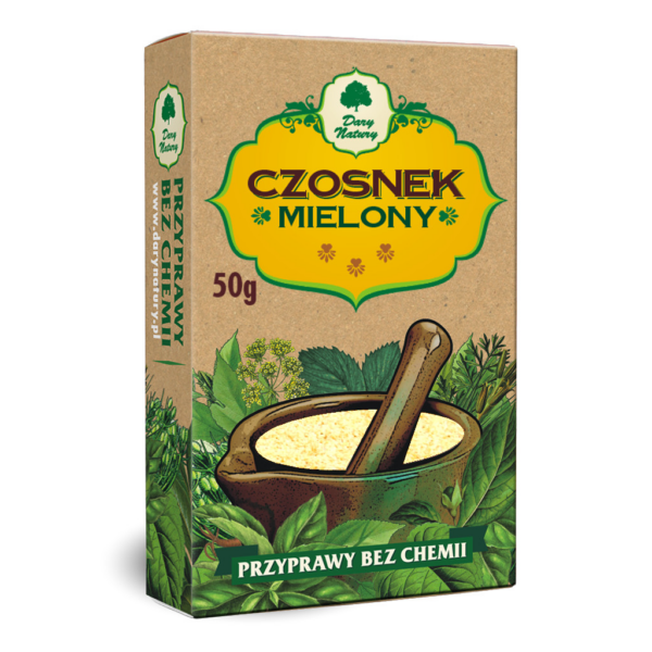 Czosnek mielony 50 g — Dary Natury