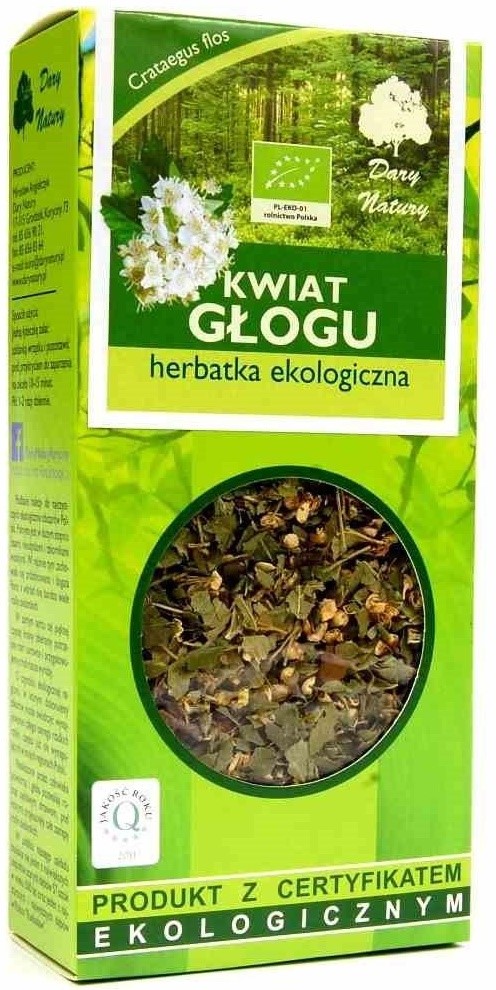 Herbatka kwiat głogu BIO 50 g — Dary Natury