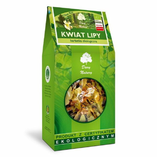 Herbatka kwiat lipy BIO 30 g — Dary Natury
