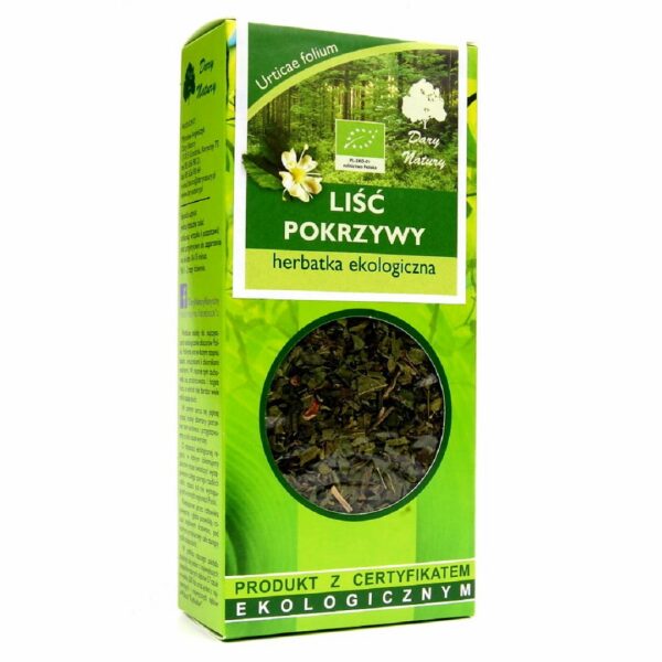 Herbatka liść pokrzywy BIO 25 g — Dary Natury