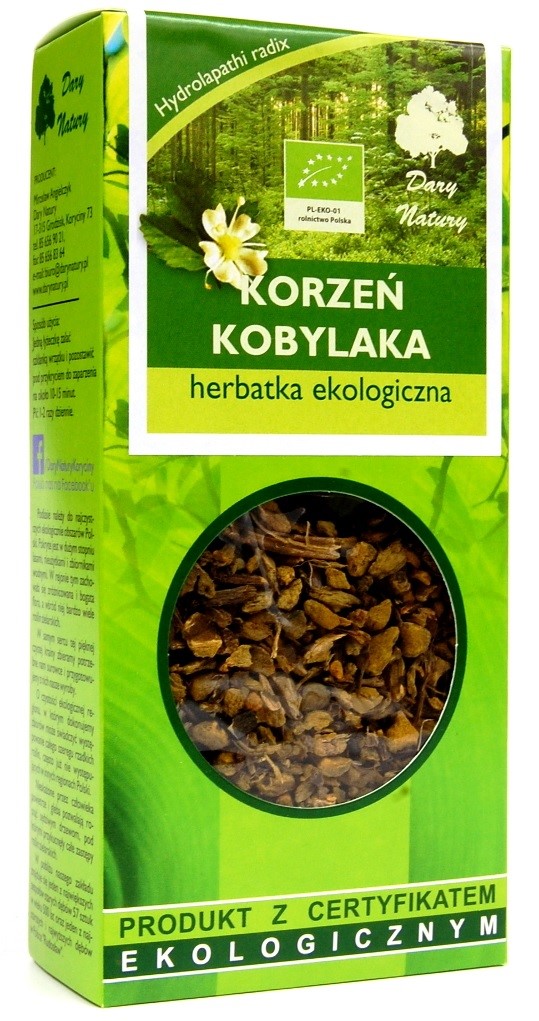 Herbatka korzeń kobylaka BIO 50 g — Dary Natury