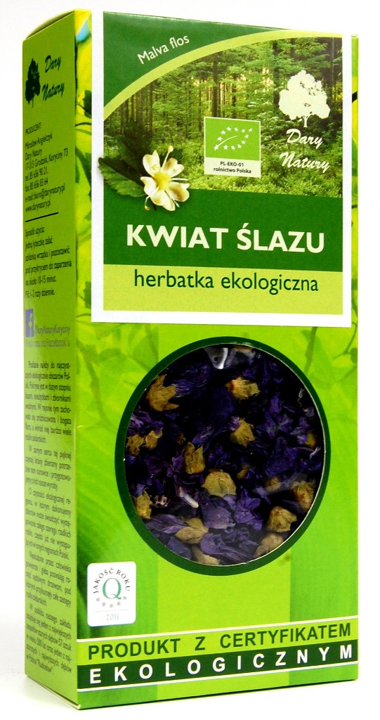 Herbatka kwiat ślazu BIO 20 g — Dary Natury