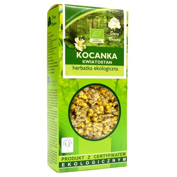Herbatka kwiatostan kocanki BIO 25 g — Dary Natury