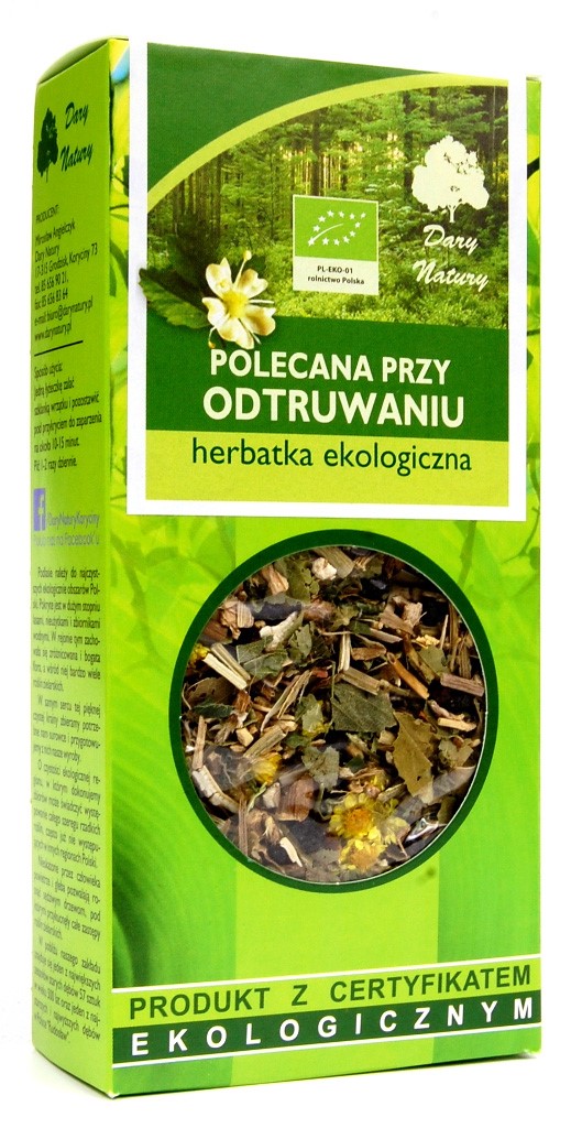 Herbatka ziołowa z pokrzywą, cykorią, mniszkiem i kocankami BIO 50 g — Dary Natury