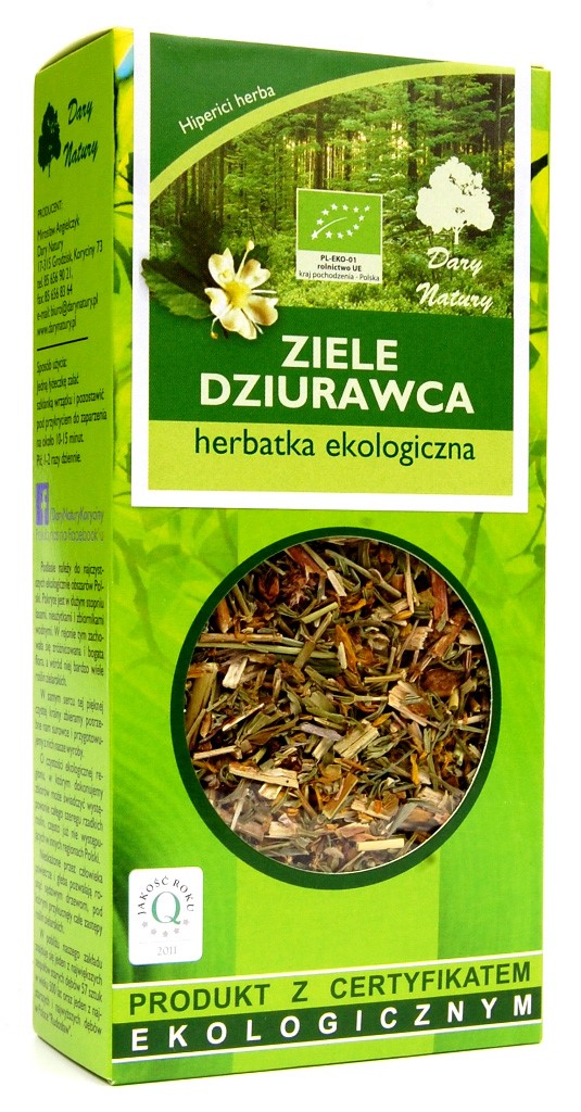 Herbatka ziele dziurawca BIO 50 g — Dary Natury