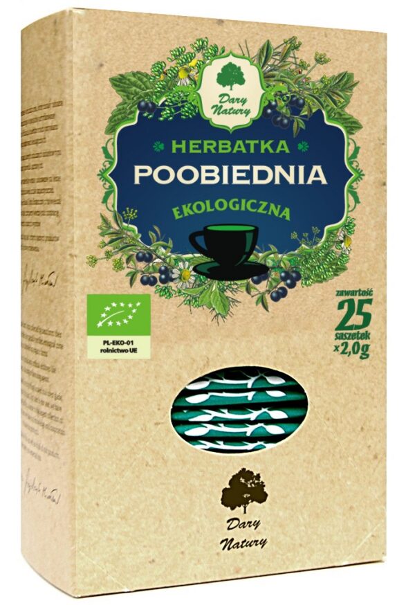 Herbatka poobiednia BIO (25 x 2 g) 50 g — Dary Natury