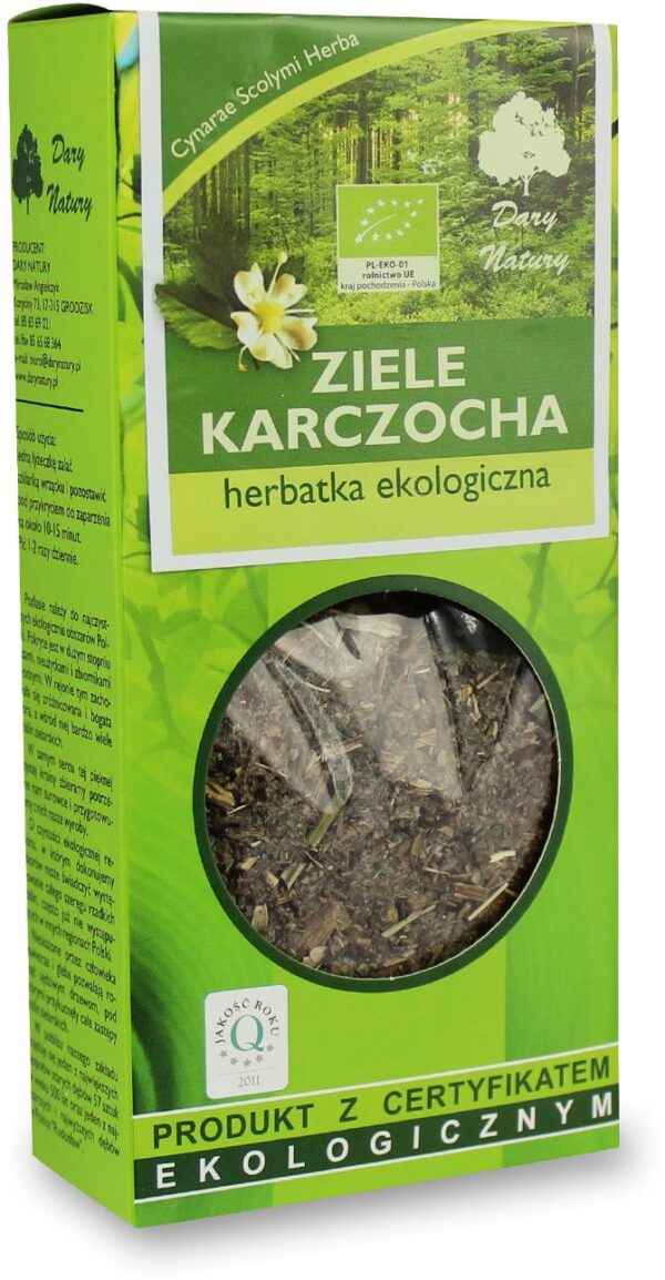 Herbatka ziele karczocha BIO 50 g — Dary Natury