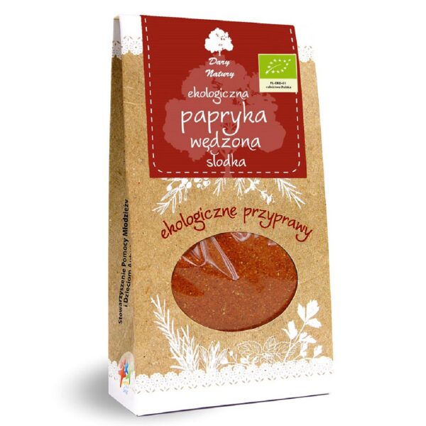 Papryka słodka wędzona BIO 50 g — Dary Natury