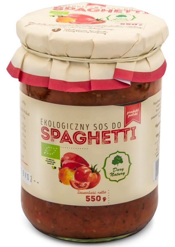 Sos do spaghetti BIO 550 g — Dary Natury