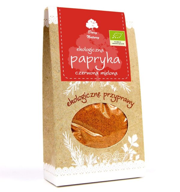 Papryka słodka mielona BIO 50 g — Dary Natury