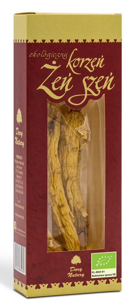 Żeń-szeń korzeń BIO 20 g — Dary Natury