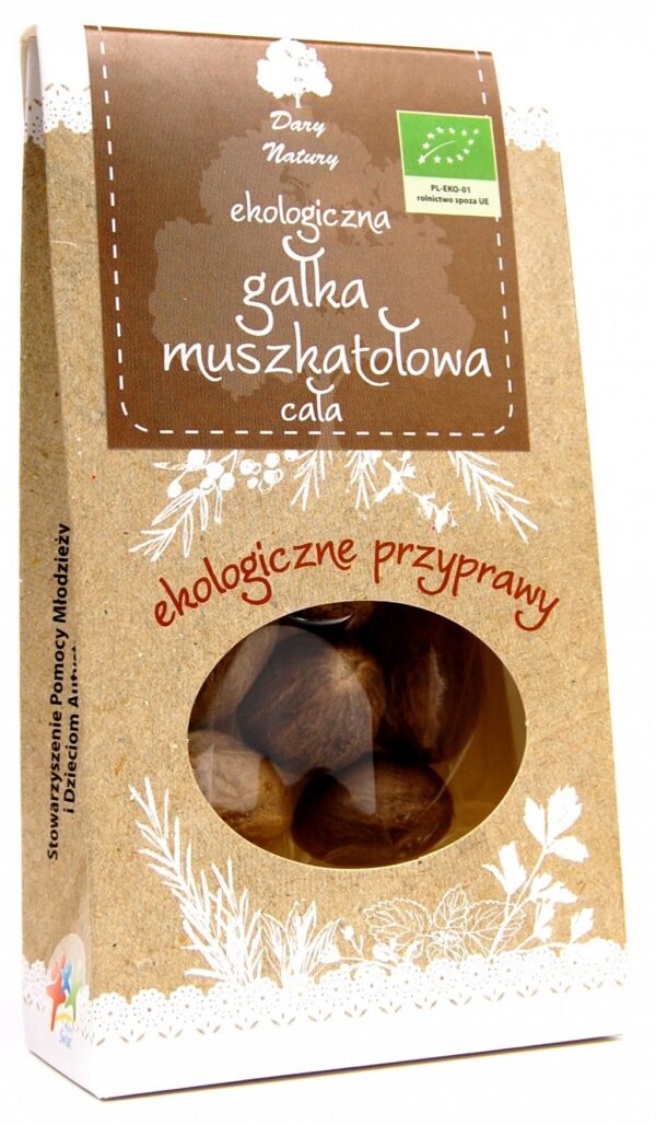 Gałka muszkatołowa cała BIO 30 g — Dary Natury