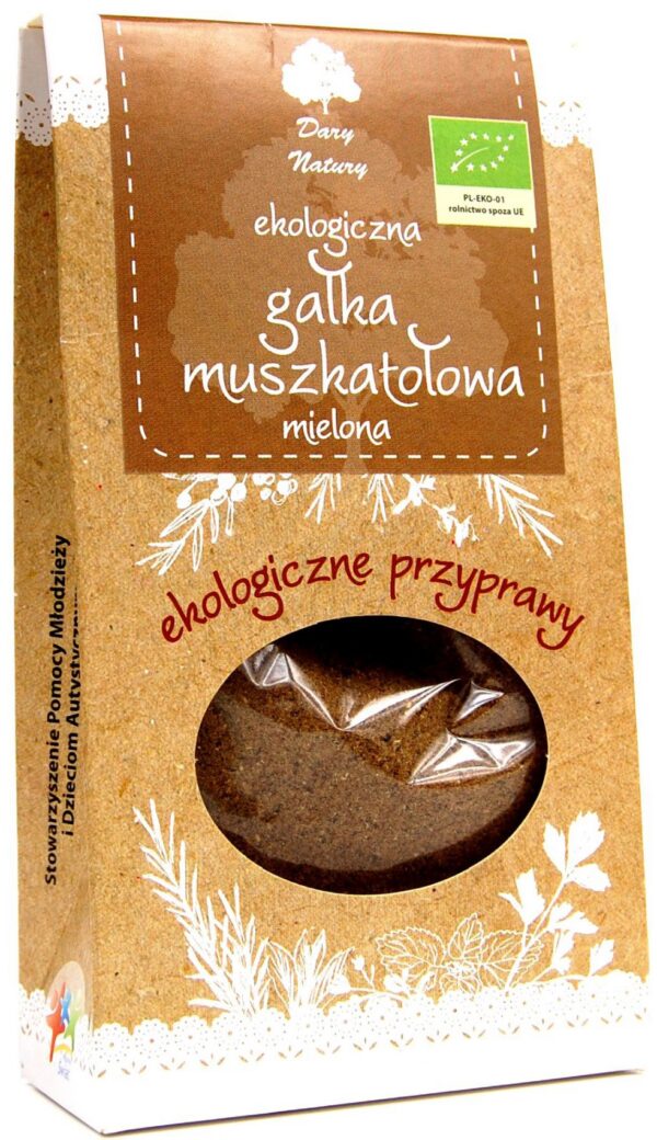 Gałka muszkatołowa mielona BIO 30 g — Dary Natury