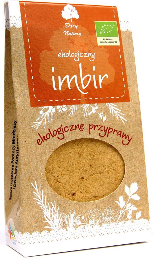 Imbir mielony BIO 60 g — Dary Natury